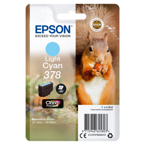 EPSON 378 CARTUCCIA INK 4.8 ML CIANO CHIARO